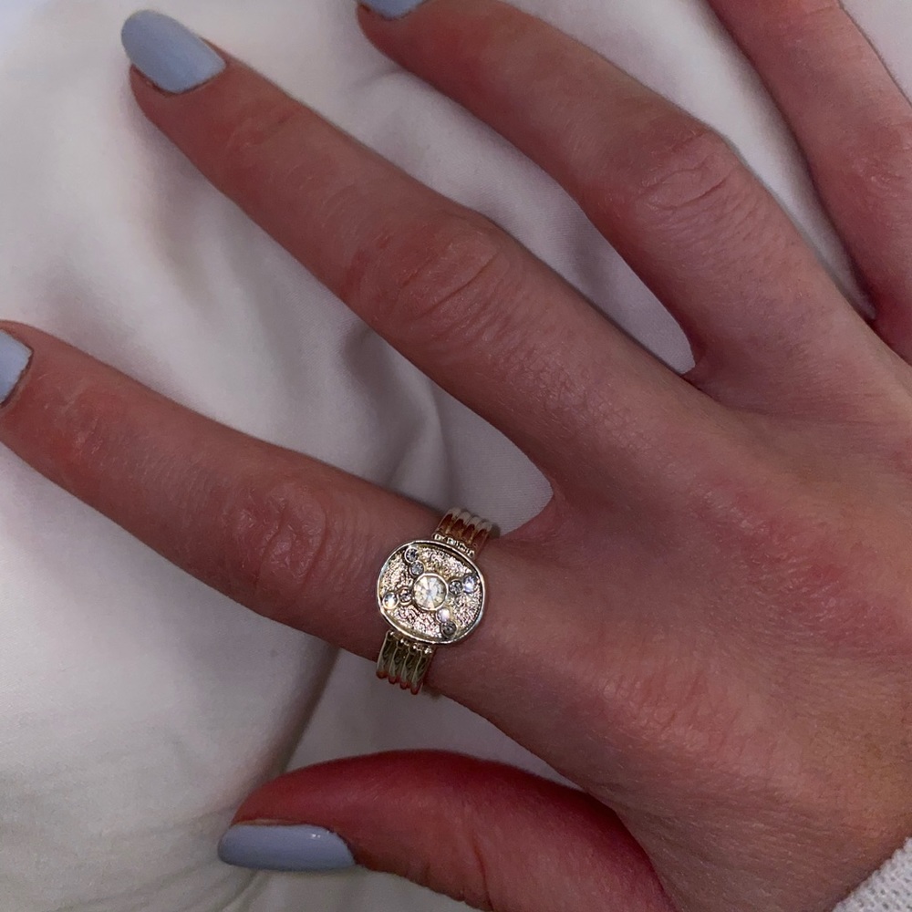 LUV AJ silver ring